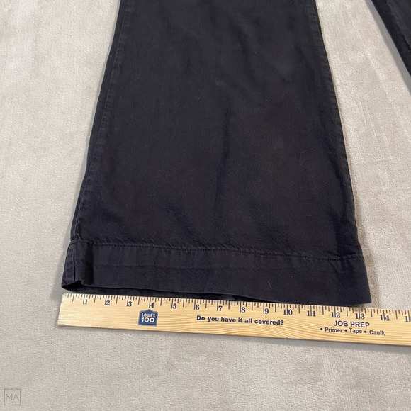 Pilcro Anthropologie Women's Pants Wide Leg Baggy Flowy Minimalist 31 Black - Picture 8 of 9